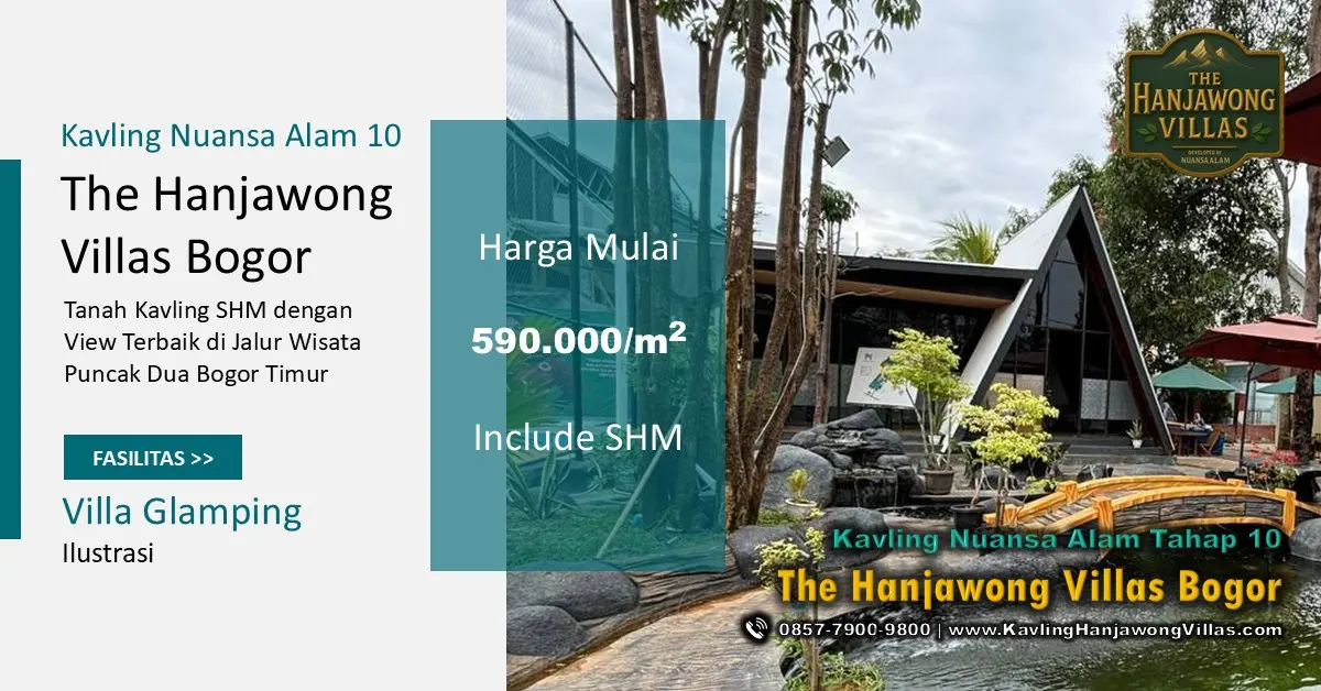 Fasilitas Kavling Hanjawong Villas dot com - Villa Glamping